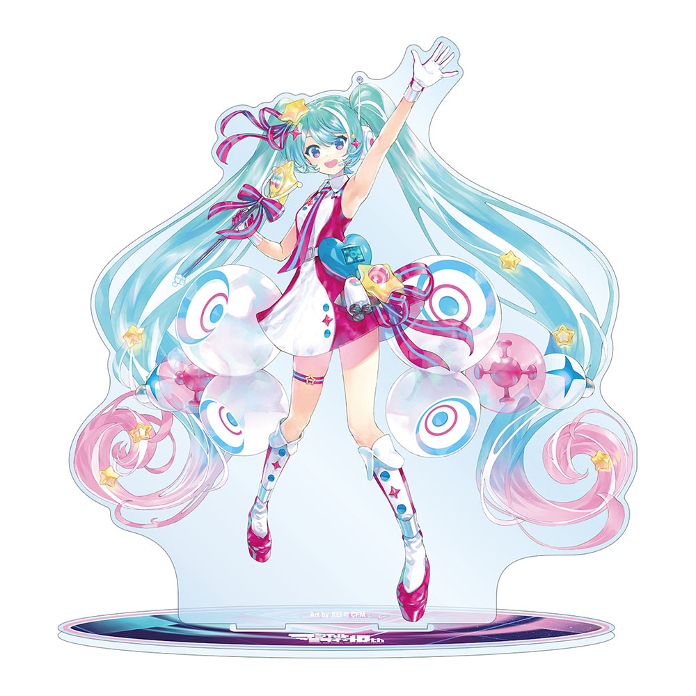 完成品 初音ミク マジカルミライ 10th オーロラキーホルダー