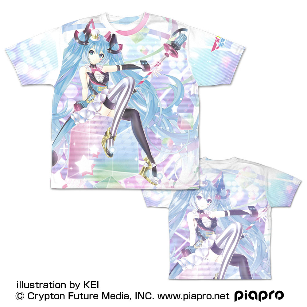 初音ミク 両面フルグラフィックTシャツ マジカルミライ 2019 KEI