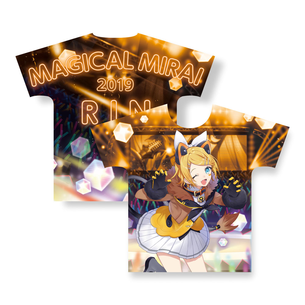 事前通販限定】マジカルミライ 2019 フルグラフィックTシャツ 鏡音リン 