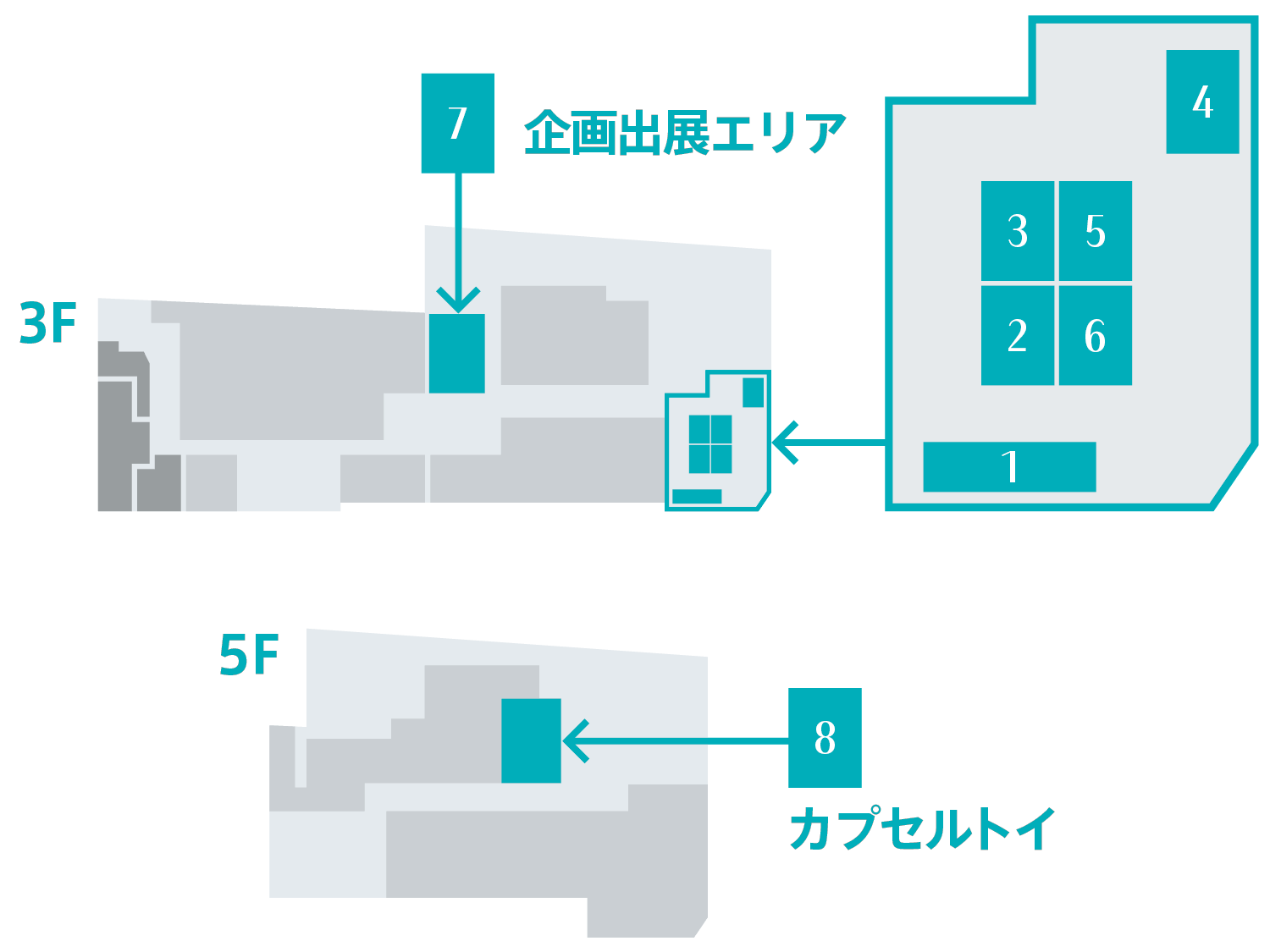 仙台駅前イービーンズ 企画出展ブースMAP