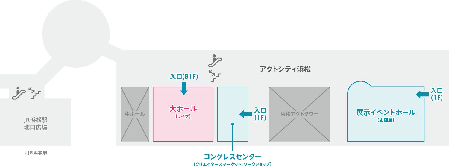 アクトシティ浜松 全体