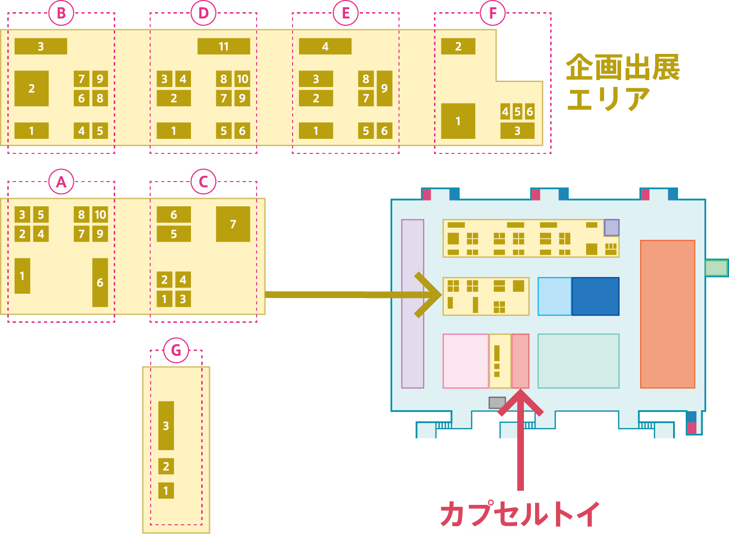 企画出展ブースMAP